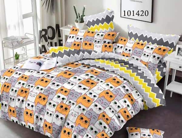 تصویر 2 از رو تختی فانتزی دو نفره با طرح‌ های جذاب و رنگ‌ های شاد